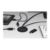 Produktbild för ICY BOX IB-HUB1403 - hubb - 4 portar