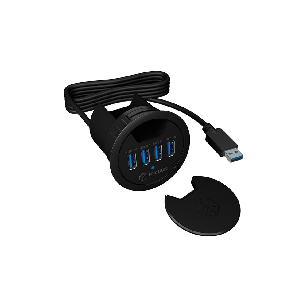 Produktbild för ICY BOX IB-HUB1403 - hubb - 4 portar