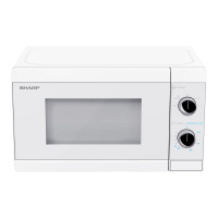Produktbild för Sharp YC-MS01E-C - mikrovågsugn - fristående - benvit