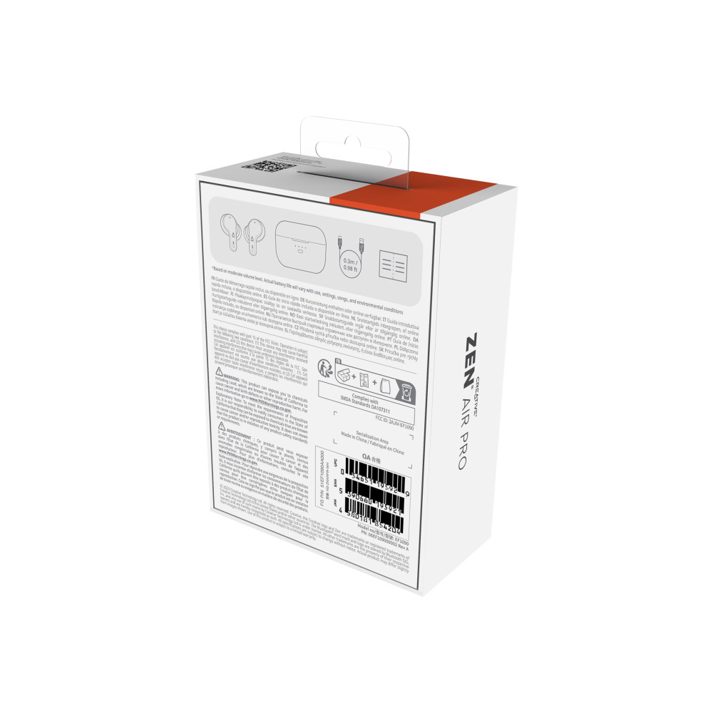 Produktbild för Creative Zen Air Pro - True wireless-hörlurar med mikrofon