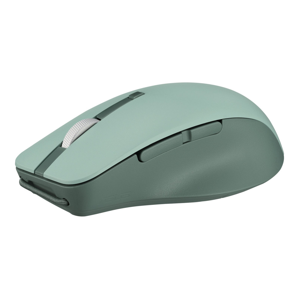Produktbild för ASUS SmartO MD200 Silent Plus - mus - 2.4 GHz, Bluetooth - grönt te latte