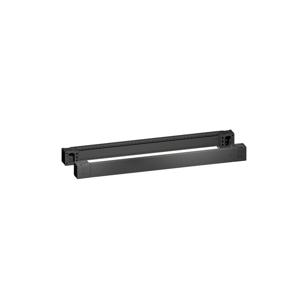 Produktbild för Rittal VX 8660.007, Hörndel, Svart, Stål, 100 mm, 7 kg, 2 st...