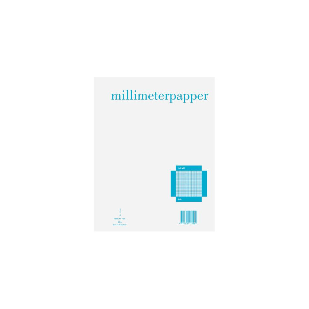 Produktbild för Millimeterpapper ESSELTE A4 5/fp