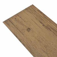 Produktbild för Golvplankor 18 pcs Valnöt Brun 5,26 m² PVC
