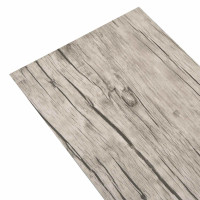Produktbild för Golvplankor 18 pcs Grå 5,26 m² PVC