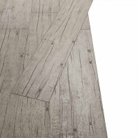 Produktbild för Golvplankor 18 pcs Grå 5,26 m² PVC
