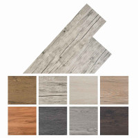 Produktbild för Golvplankor 18 pcs Grå 5,26 m² PVC