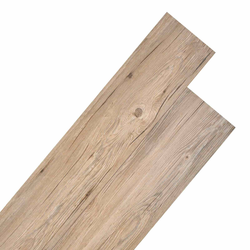 Produktbild för Golvplankor 18 pcs Brun 5,26 m² PVC
