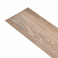Produktbild för Golvplankor 18 pcs Brun 5,26 m² PVC