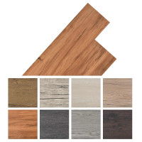 Produktbild för Golvplankor 18 pcs Brun 5,26 m² PVC