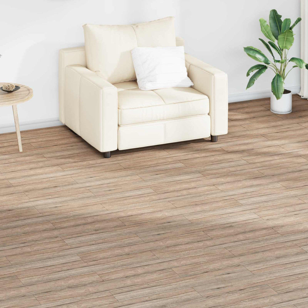 Produktbild för Golvplankor 36 pcs Ek Brun 5,02 m² PVC