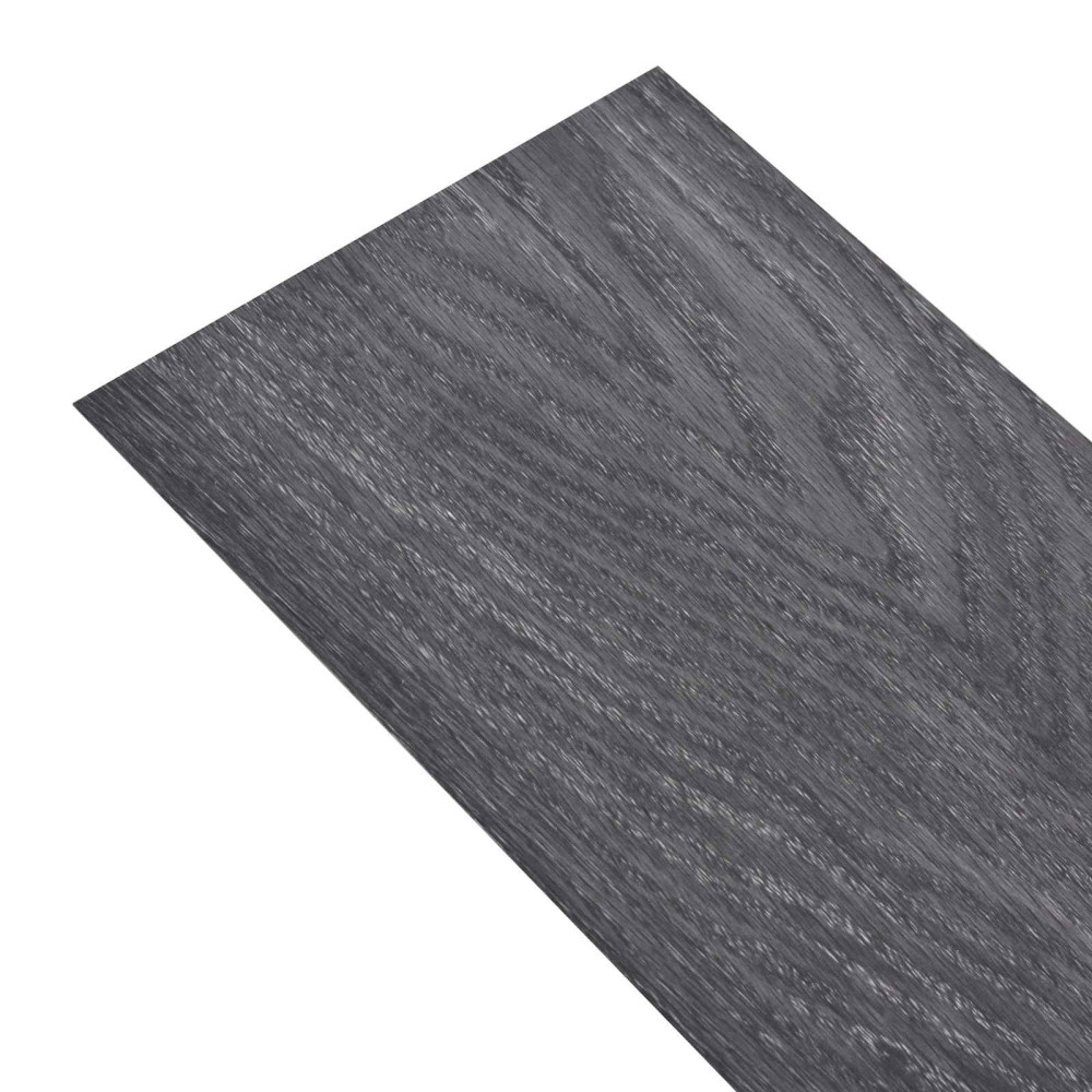 Produktbild för Golvplankor 36 pcs Svart och Vitt 5,02 m² PVC