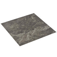 Produktbild för Golvplankor 55 pcs Svart 5,11 m² PVC