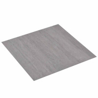 Produktbild för Golvplankor 5,11 m² 55 pcs PVC Mörkgrå melange
