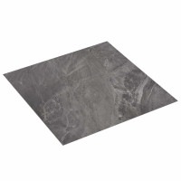 Produktbild för Golvplankor 5,11 m² 55 pcs PVC Svart och Vitt