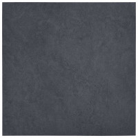 Produktbild för Golvplank 55 pcs Svart 5,11 m² PVC