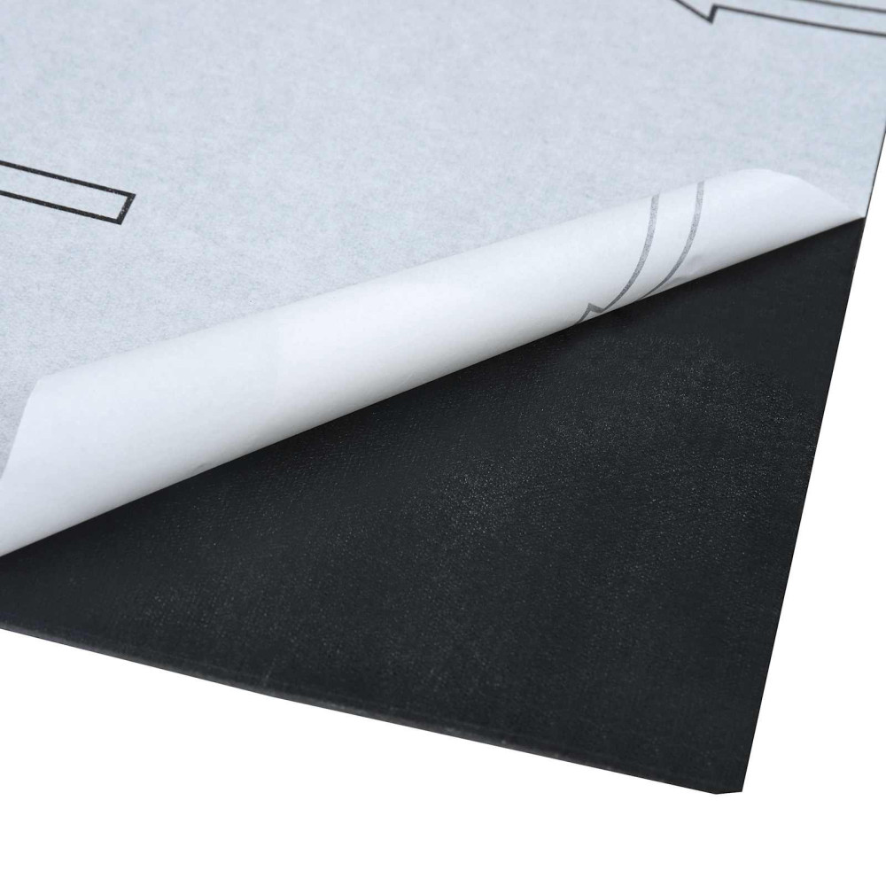 Produktbild för Golvplank 55 pcs Svart 5,11 m² PVC
