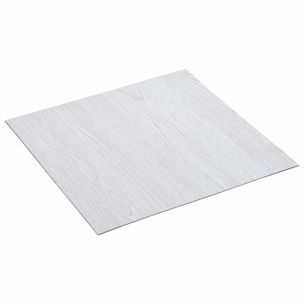 Produktbild för Golvplankor 5,11 m² 55 pcs PVC Vit trä