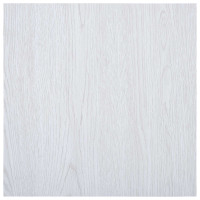 Produktbild för Golvplankor 5,11 m² 55 pcs PVC Vit trä