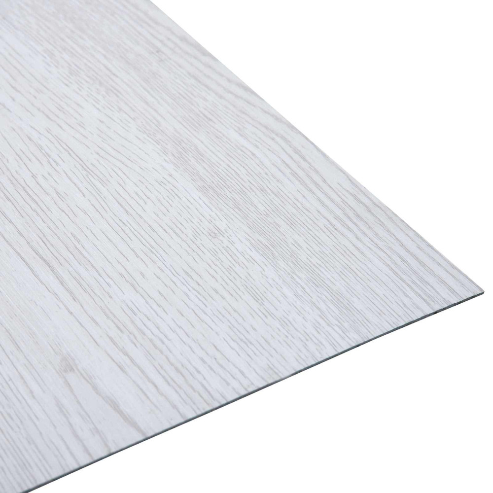 Produktbild för Golvplankor 5,11 m² 55 pcs PVC Vit trä