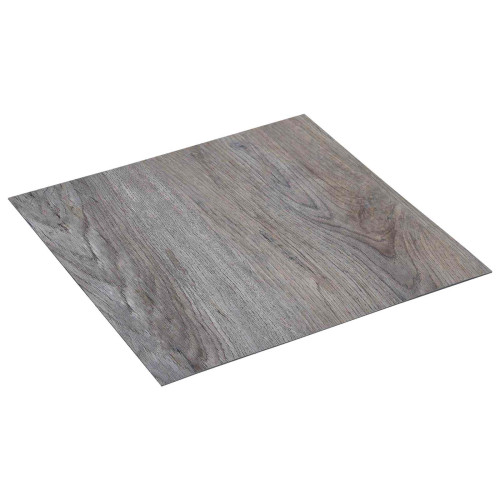 vidaXL Golvplankor 55 pcs Ljusbrun 5,11 m² PVC