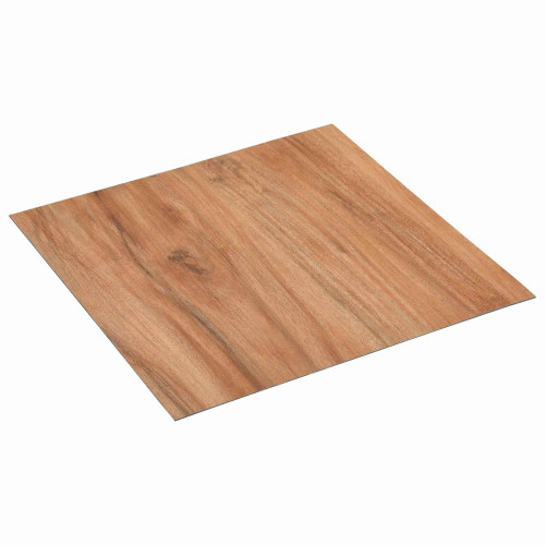 vidaXL Golvplankor 5,11 m² 55 pcs PVC Ljust Trä
