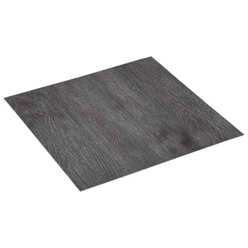 Produktbild för Golvplankor 5,11 m² 55 pcs PVC Svart och Grå