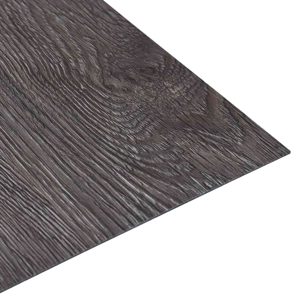 Produktbild för Golvplankor 5,11 m² 55 pcs PVC Svart och Grå