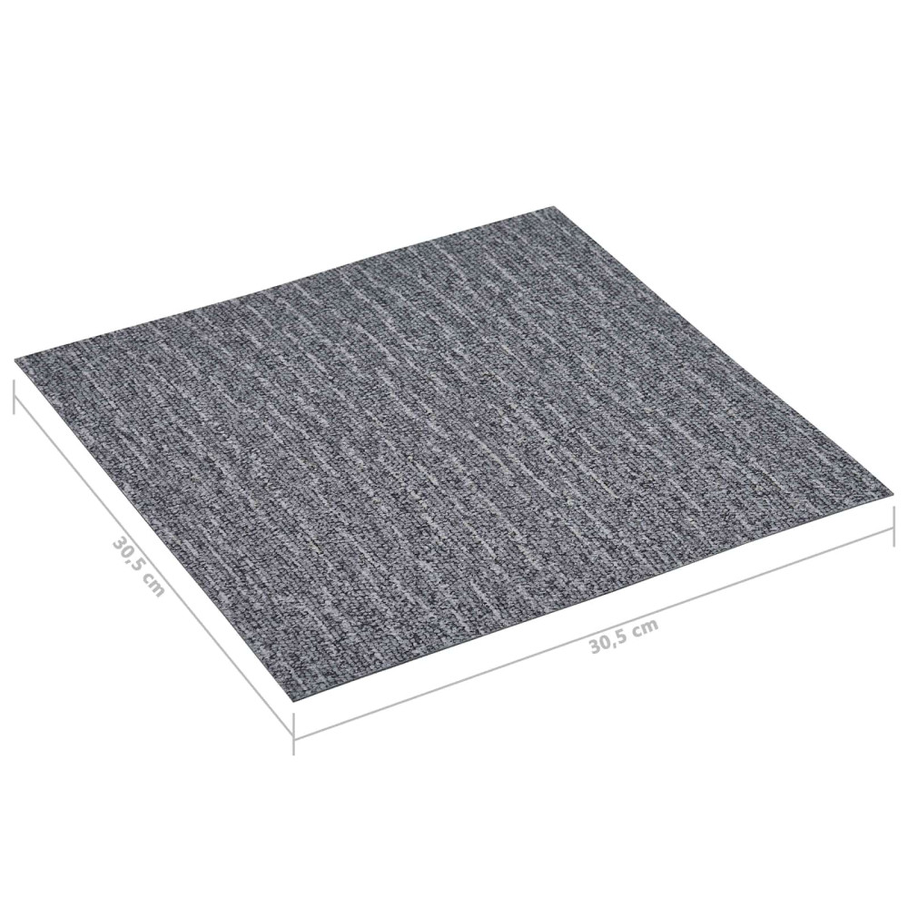 Produktbild för Golvplankor 5,11 m² 55 pcs PVC Vitt och Grått