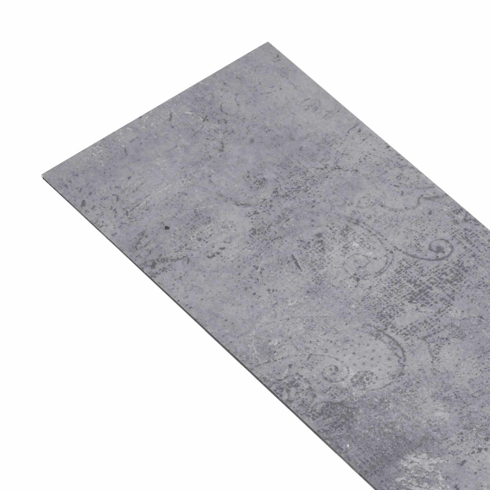 Produktbild för Golvplankor 36 pcs Cementgrå 5,02 m² PVC
