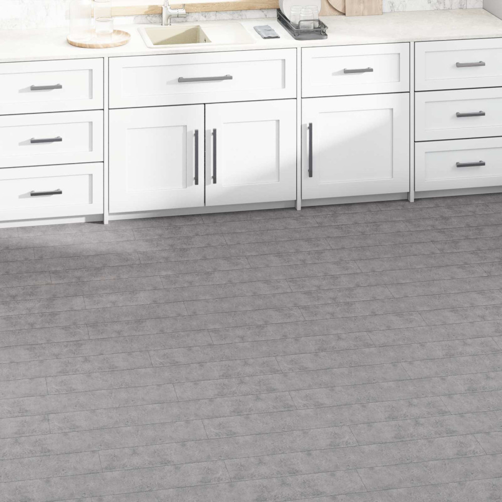 Produktbild för Golvplankor 36 pcs Cement Brun 5,02 m² PVC