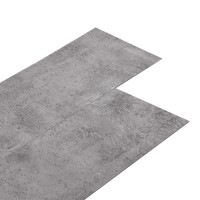Produktbild för Golvplankor 36 pcs Cement Brun 5,02 m² PVC
