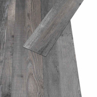 Produktbild för Golvplankor 18 pcs Grå 5,26 m² PVC