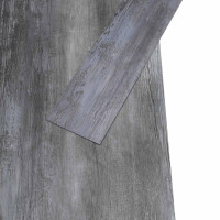 Produktbild för Golvplankor 18 pcs Grå 5,26 m² PVC