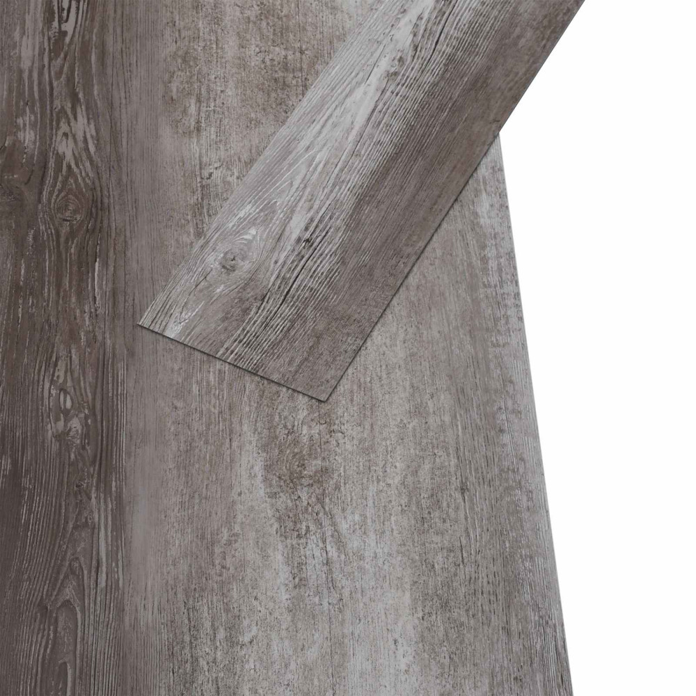 Produktbild för Golvplankor 18 pcs Brun 5,26 m² PVC
