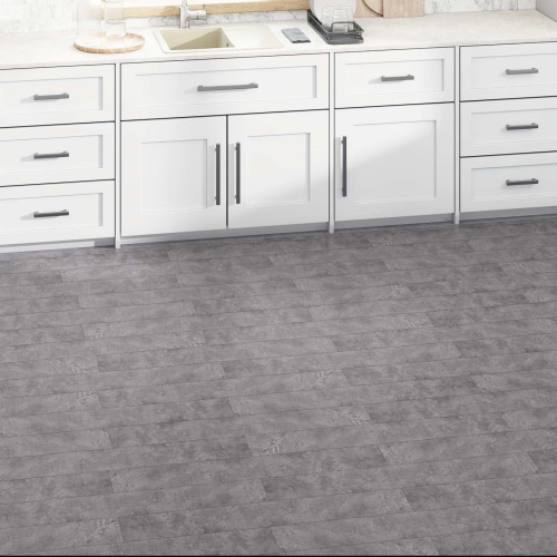 vidaXL Golvplankor 36 pcs BetongGrå 5,02 m² PVC