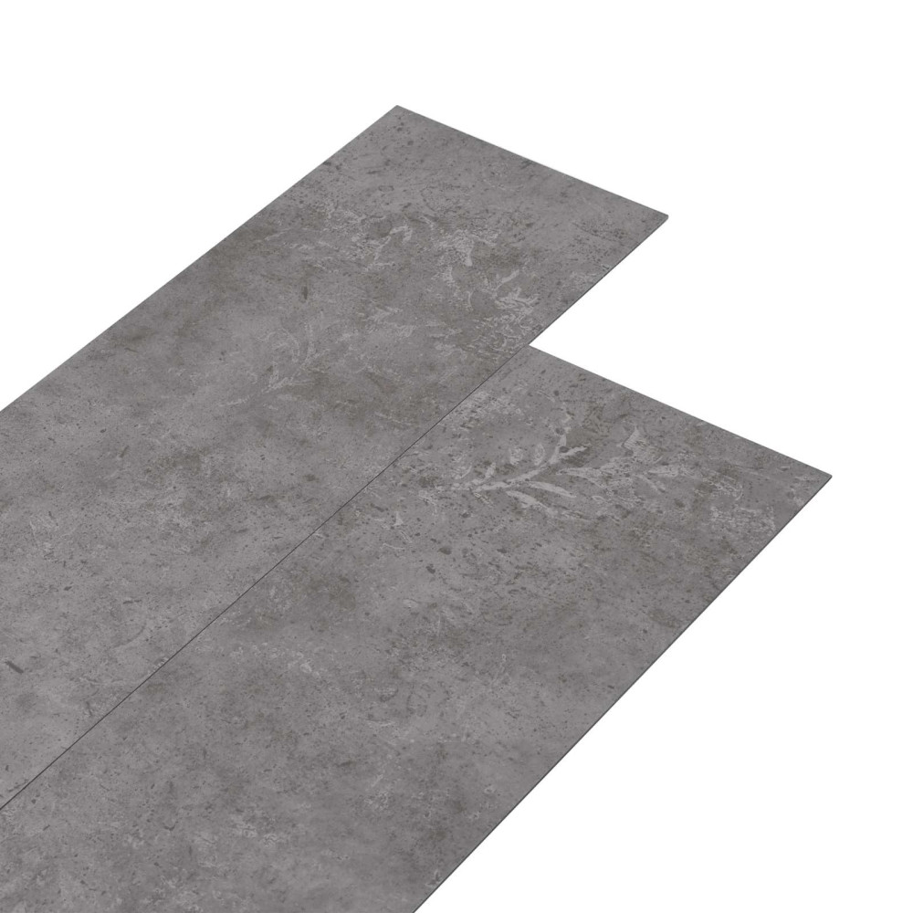 Produktbild för Golvplankor 36 pcs BetongGrå 5,02 m² PVC