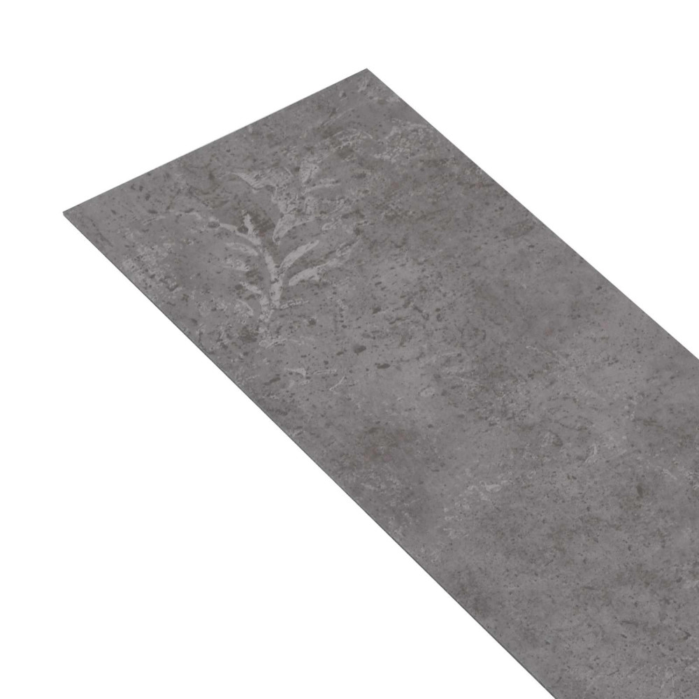Produktbild för Golvplankor 36 pcs BetongGrå 5,02 m² PVC