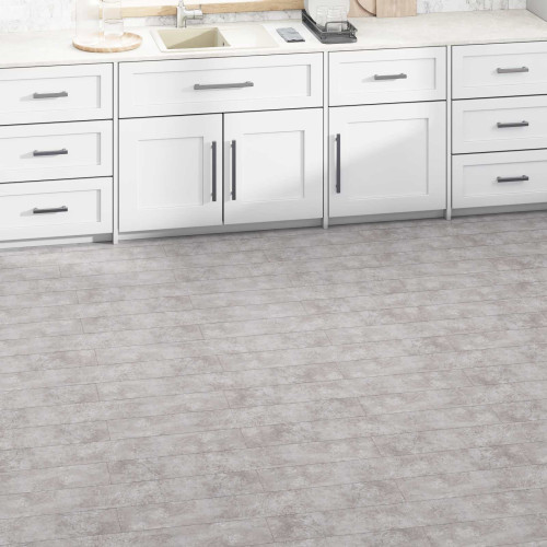 vidaXL Golvplankor 36 pcs Jordgrå 5,02 m² PVC
