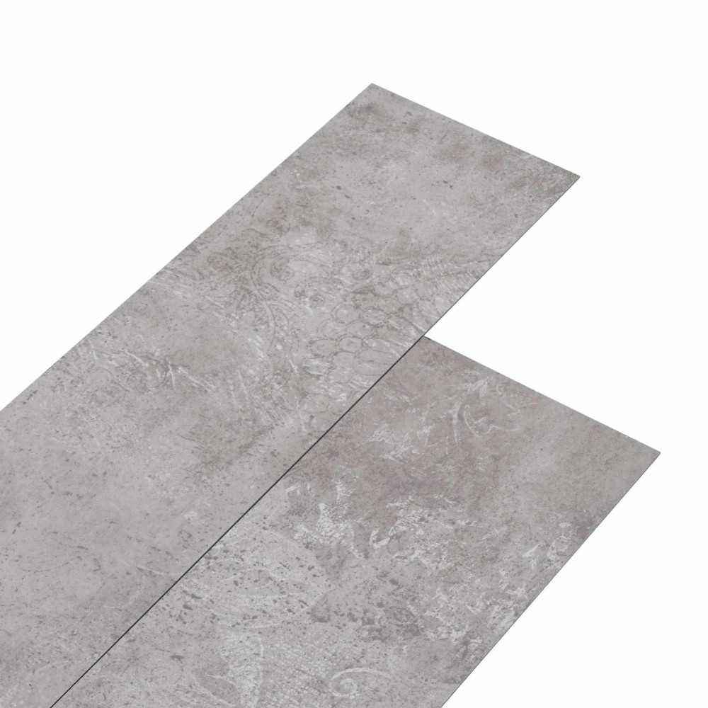 Produktbild för Golvplankor 36 pcs Jordgrå 5,02 m² PVC