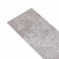 Produktbild för Golvplankor 36 pcs Jordgrå 5,02 m² PVC