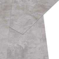 Produktbild för Golvplankor 36 pcs Jordgrå 5,02 m² PVC