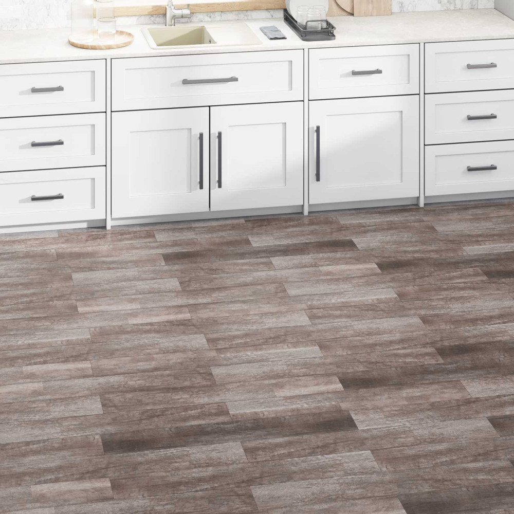 Produktbild för Golvplankor 5,02 m² 36 pcs PVC Matte Trä Brun
