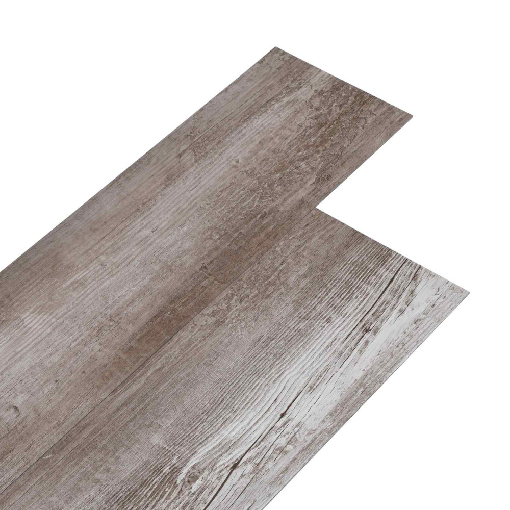 Produktbild för Golvplankor 5,02 m² 36 pcs PVC Matte Trä Brun