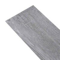 Produktbild för Golvplankor 5,02 m² 36 pcs PVC Matte Trä Grå