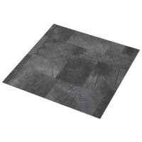 Produktbild för Golvplankor 5,11 m² 55 pcs PVC Trästruktur grå