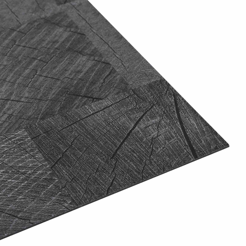 Produktbild för Golvplankor 5,11 m² 55 pcs PVC Trästruktur grå