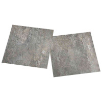 Produktbild för Golvplankor 5,11 m² 55 pcs PVC Stenvägg