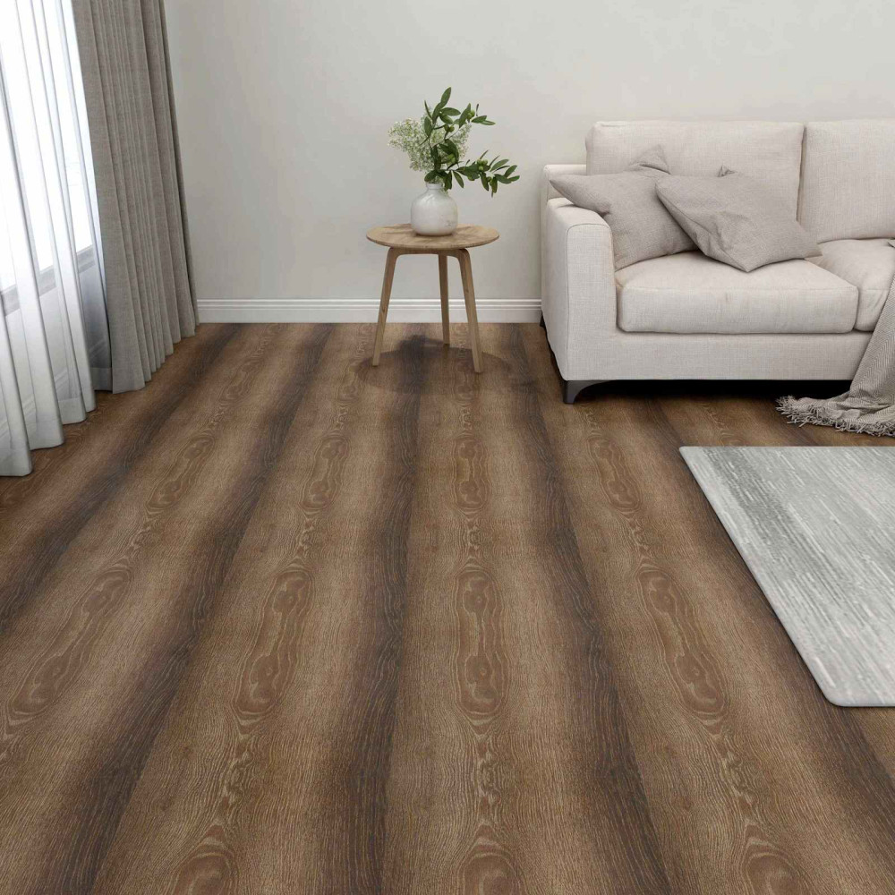 Produktbild för Golvplankor 5,11 m² 55 pcs PVC Gammalt trä