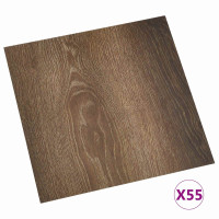 Produktbild för Golvplankor 5,11 m² 55 pcs PVC Gammalt trä